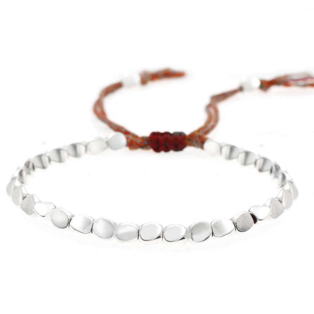 Tibetan Copper Beads Healing Luck Bracelet