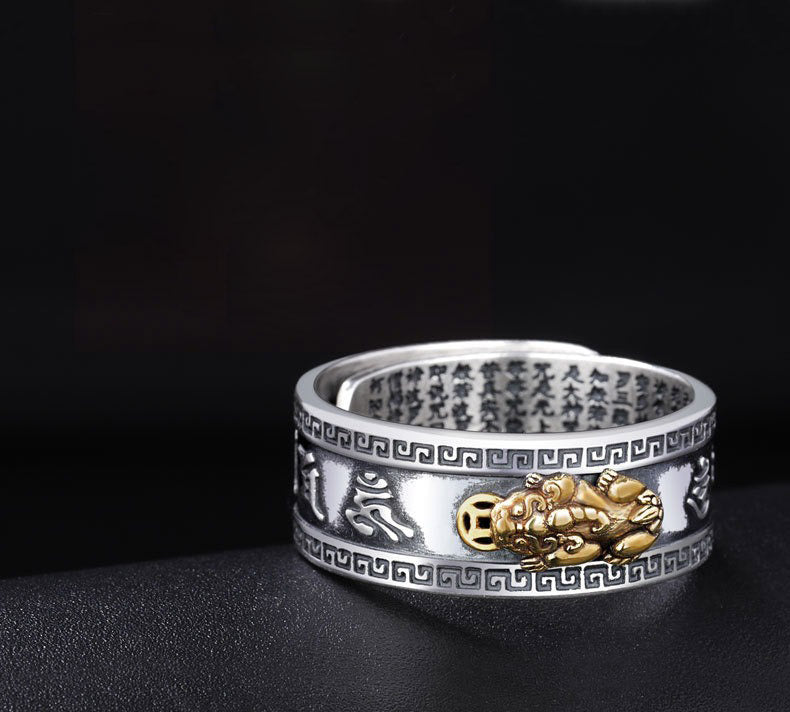 Lucky FengShui PiXiu Wealth Ring