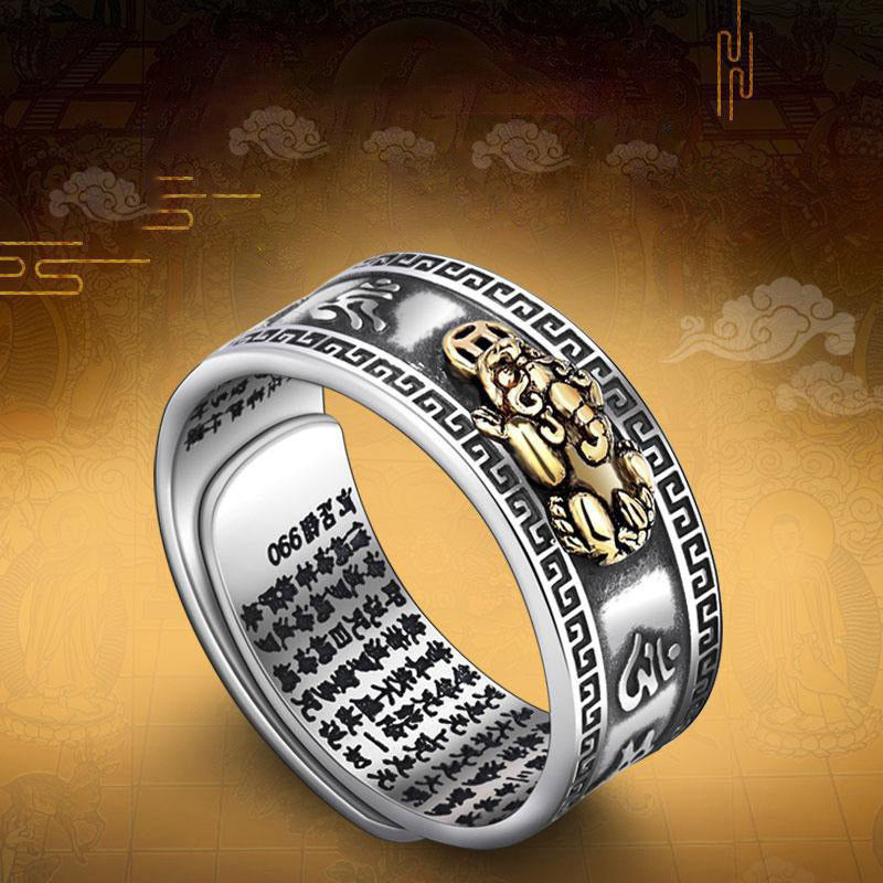 Lucky FengShui PiXiu Wealth Ring