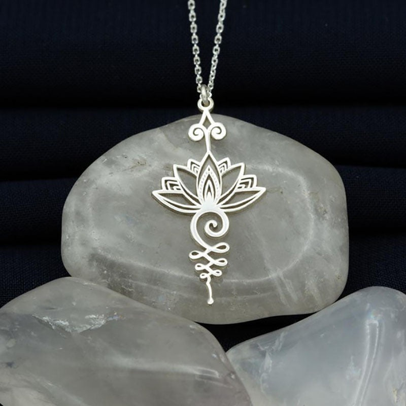 Lotus Luck Wealth Necklace Pendant