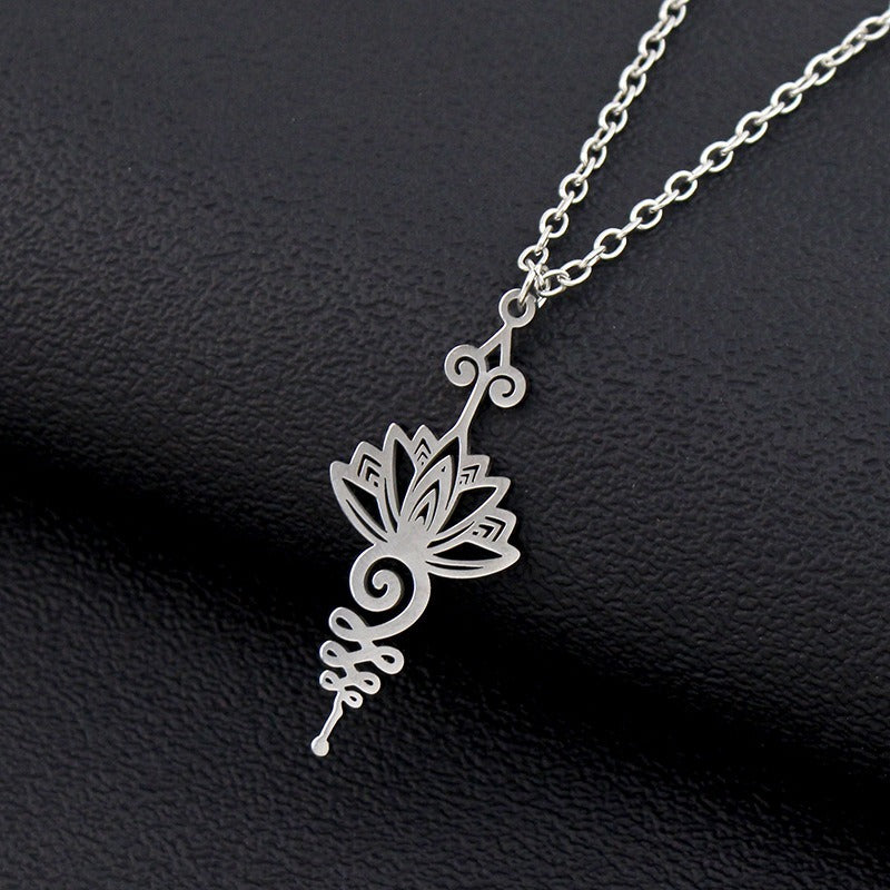 Lotus Luck Wealth Necklace Pendant