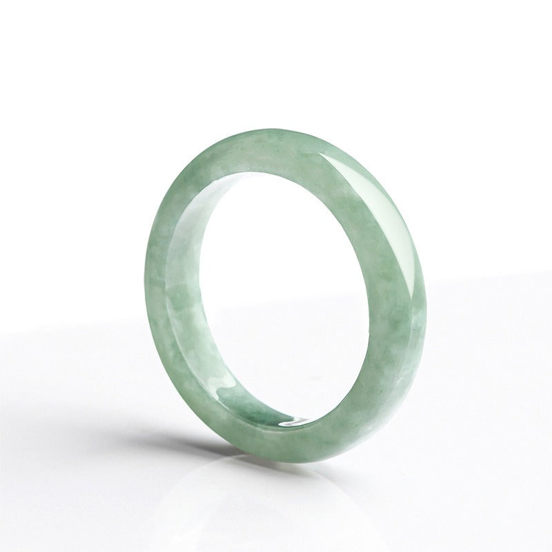 Natural Jade Prosperity Abundance Ring