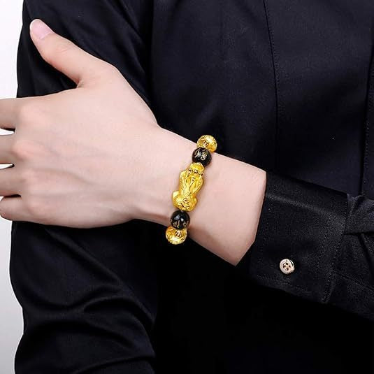 FengShui PiXiu Obsidian Wealth Bracelet