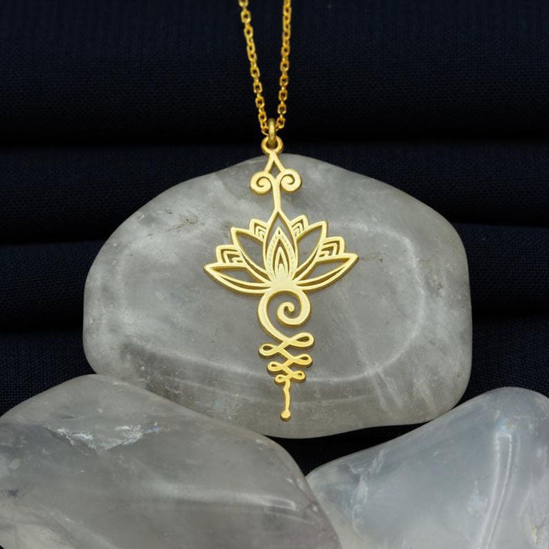 Lotus Luck Wealth Necklace Pendant