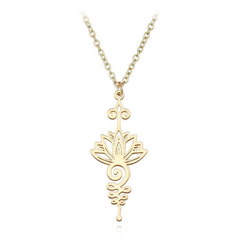 Lotus Luck Wealth Necklace Pendant