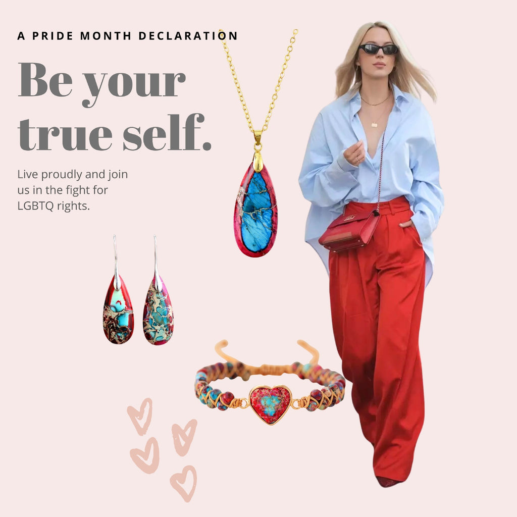 Emperor Stone Crystal Happiness Earrings