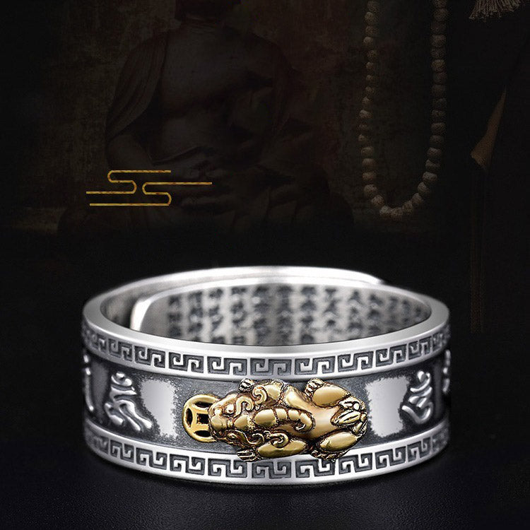 Lucky FengShui PiXiu Wealth Ring