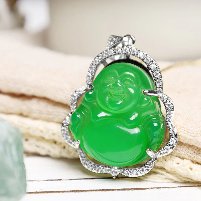 Good Luck Laughing Buddha Necklace