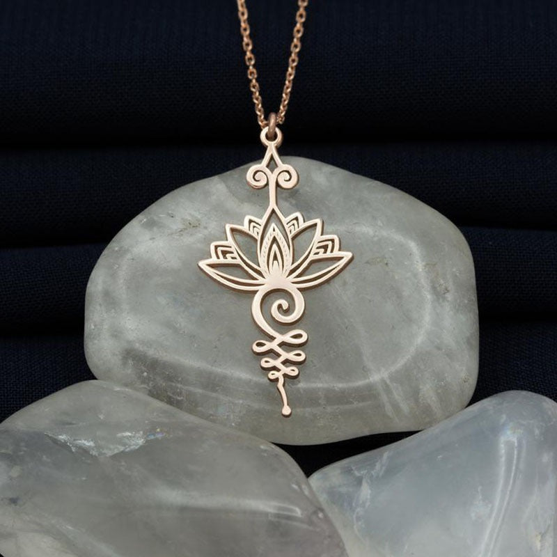 Lotus Luck Wealth Necklace Pendant