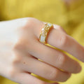 White Jade Luck Ring Necklace