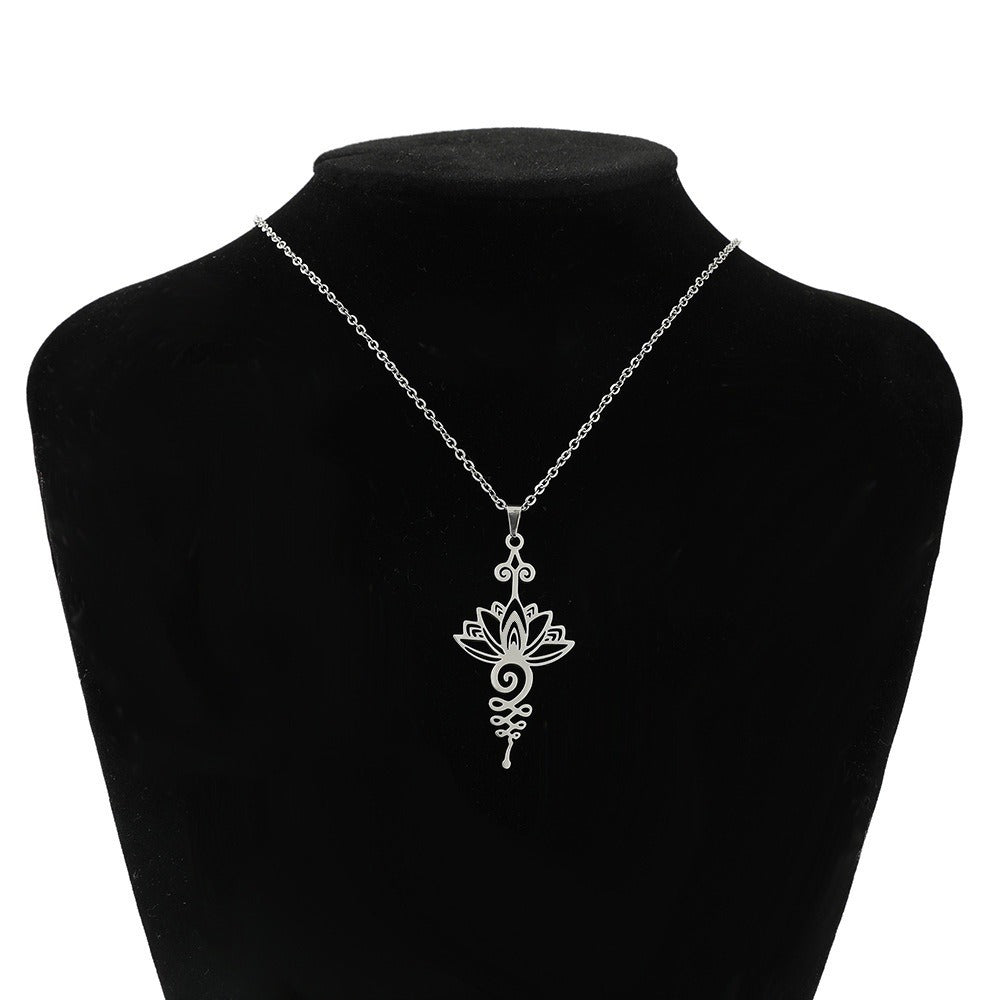 Lotus Luck Wealth Necklace Pendant
