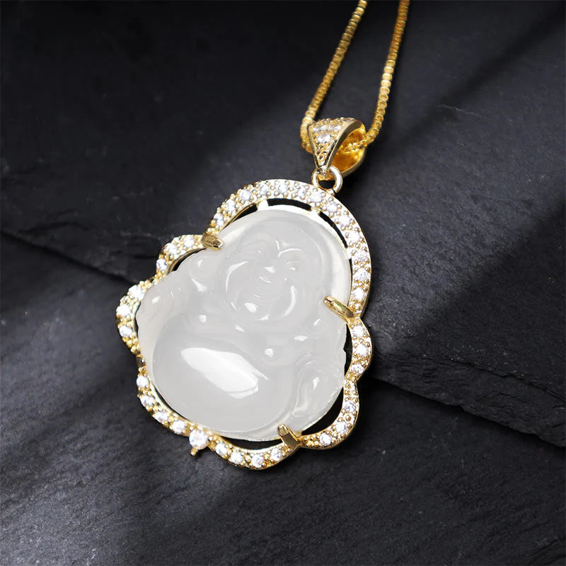 Good Luck Laughing Buddha Necklace