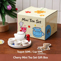Colorful Fun Fruit Handles Mini CeramicTea set