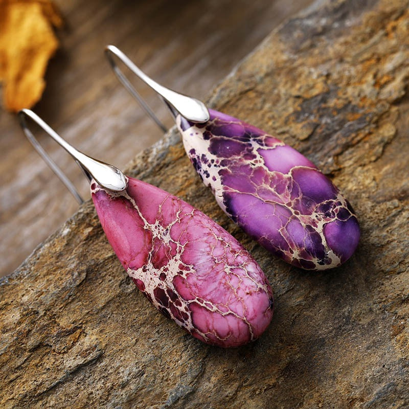 Emperor Stone Crystal Happiness Earrings