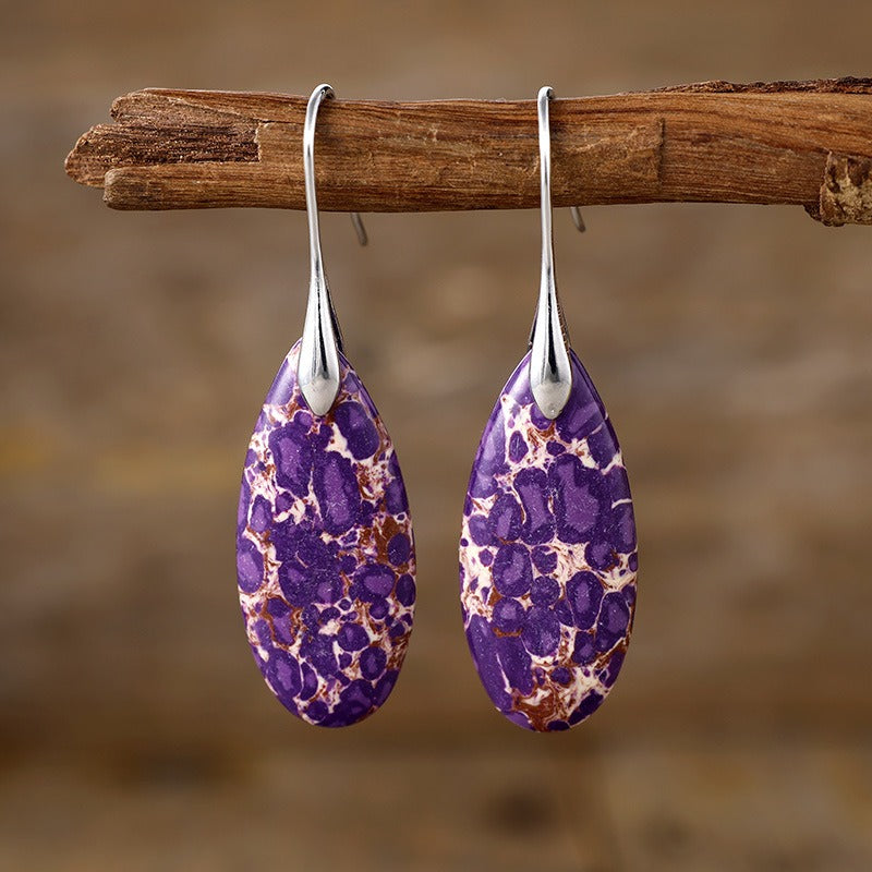 Emperor Stone Crystal Happiness Earrings