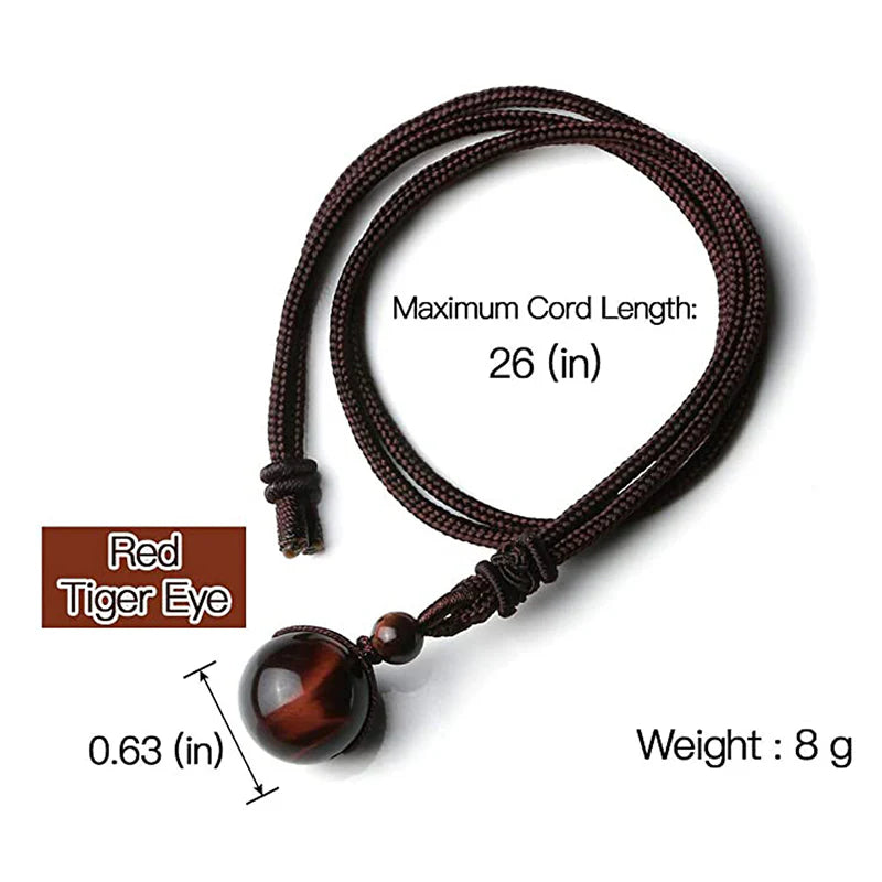 Tibetan Tiger's Eye Protection Necklace